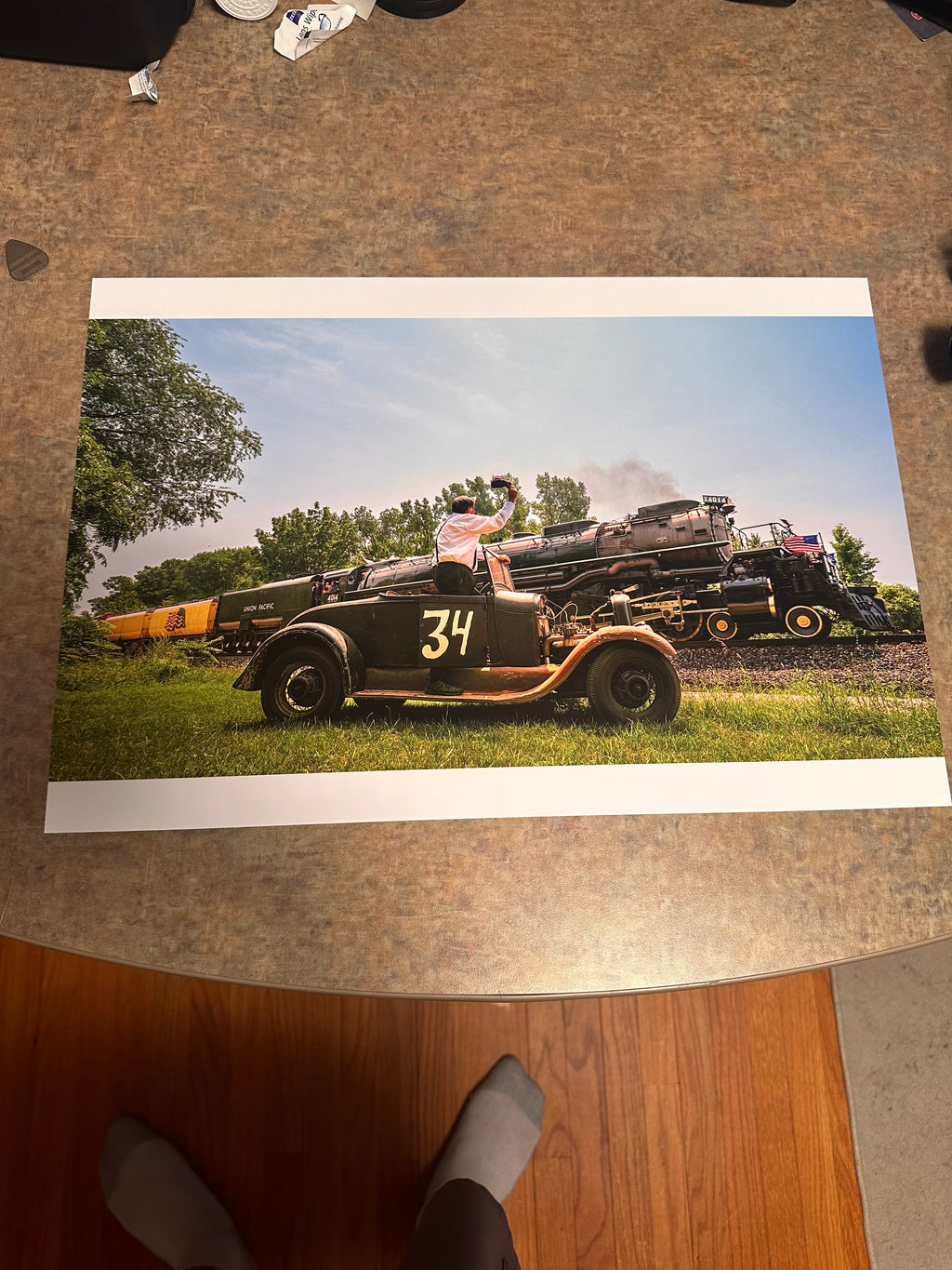 Big Boy 4014 Union Pacific Roadster Poster