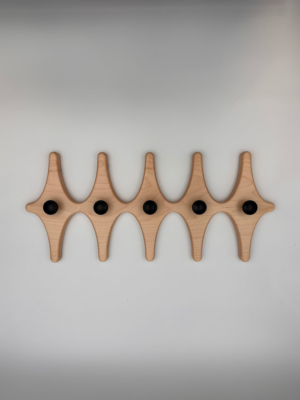 Share MCM Atomic Inspired Coat Rack Handmade with Maple