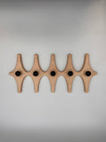 Share MCM Atomic Inspired Coat Rack Handmade with Maple