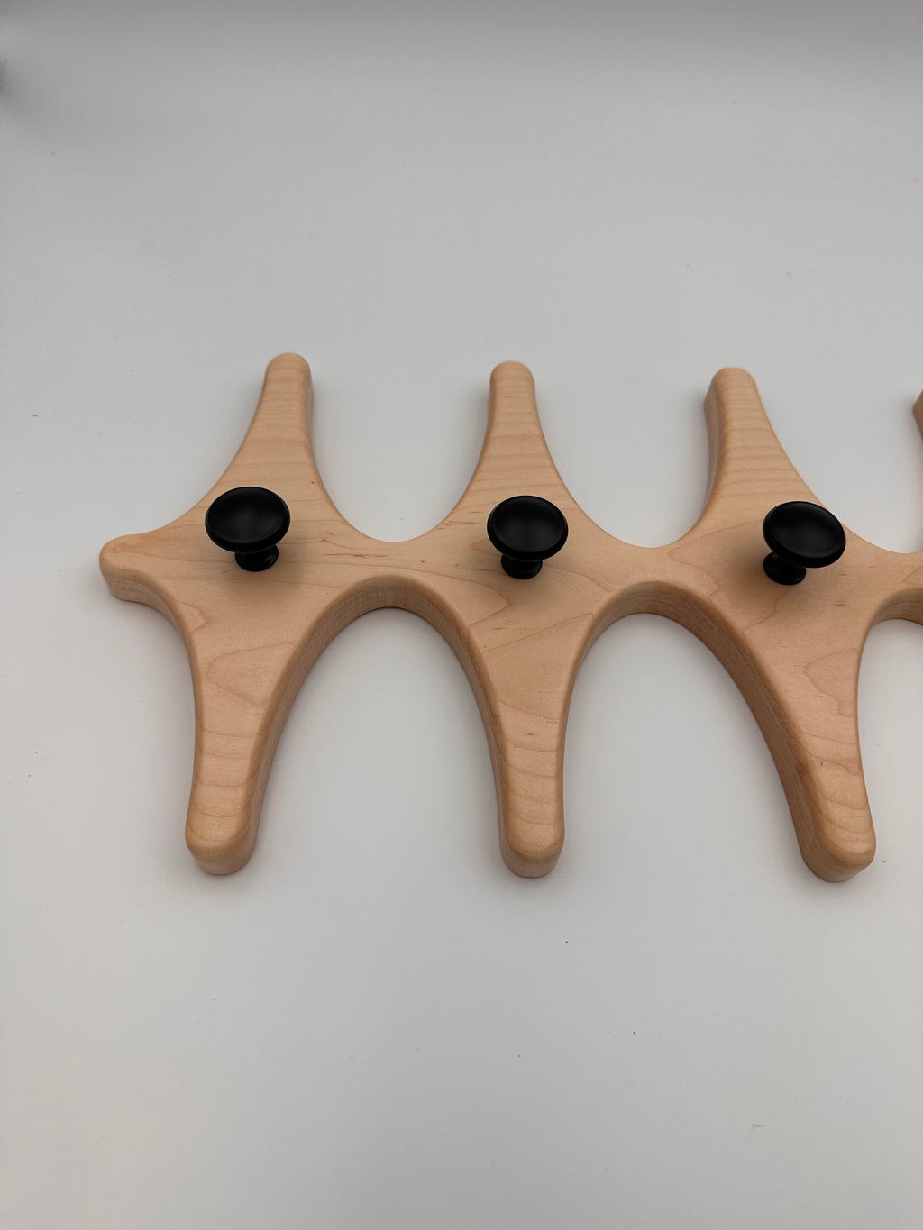Share MCM Atomic Inspired Coat Rack Handmade with Maple