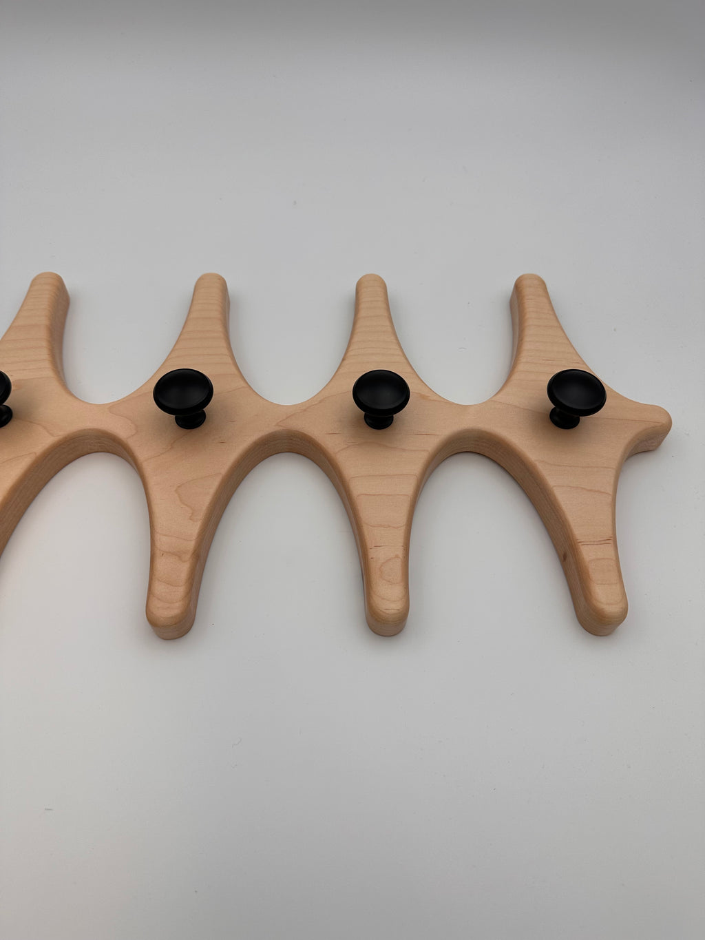 Share MCM Atomic Inspired Coat Rack Handmade with Maple