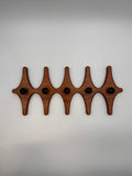Share MCM Atomic Inspired Coat Rack Handmade with Mahogany
