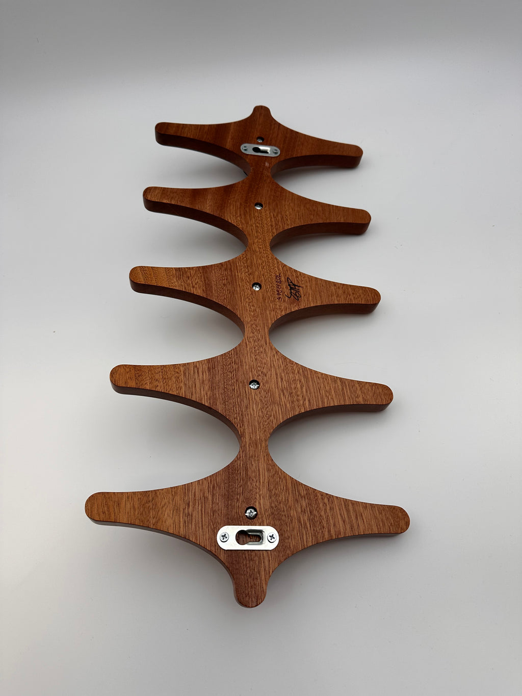 Share MCM Atomic Inspired Coat Rack Handmade with Mahogany