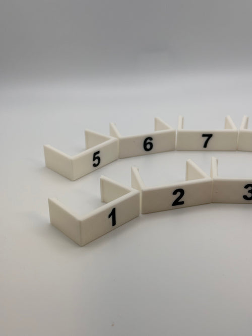 8 Clip On Treadle Numbers for Louet David Floor Loom