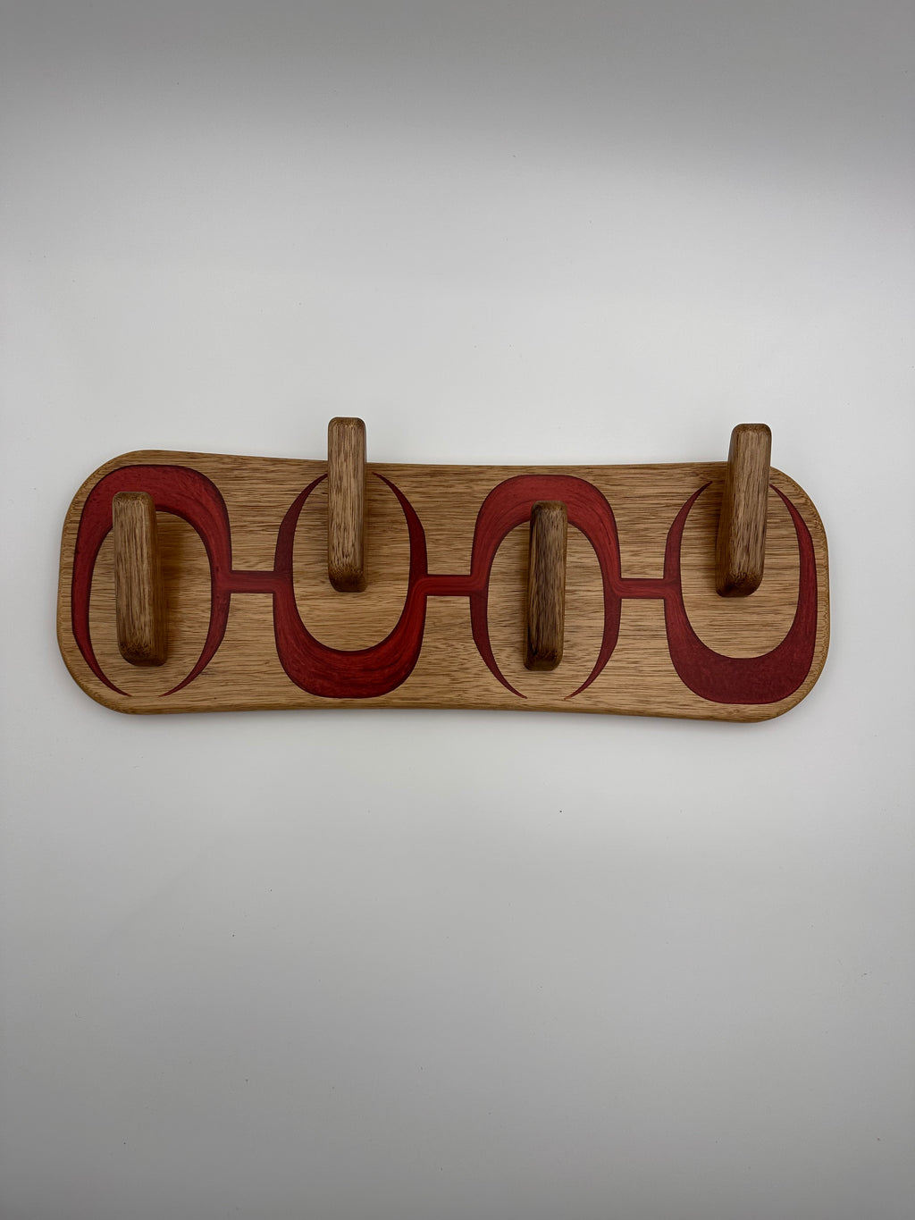 Share MCM Atomic Inspired Coat Rack Handmade with Frake and Epoxy