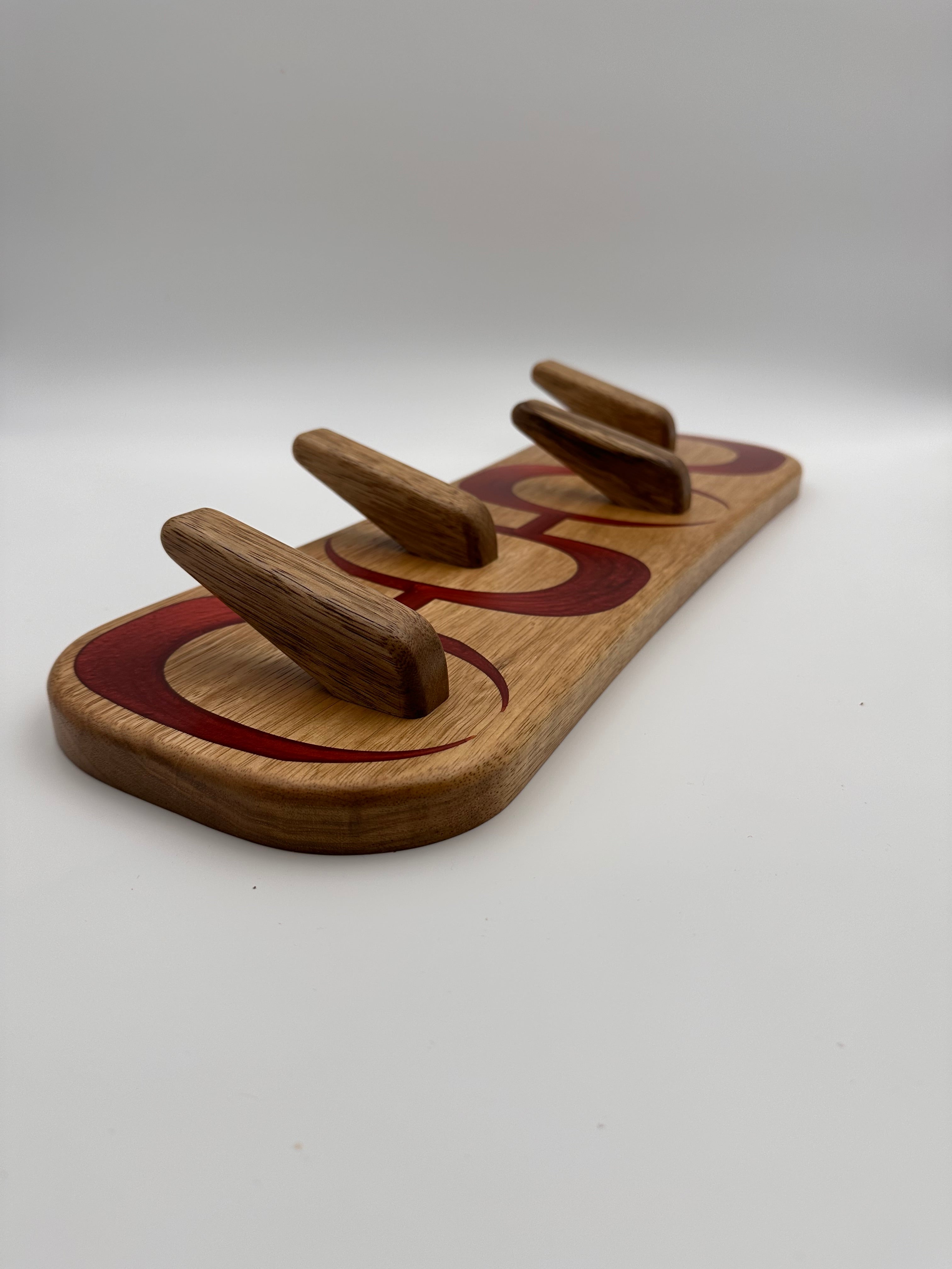 Share MCM Atomic Inspired Coat Rack Handmade with Frake and Epoxy