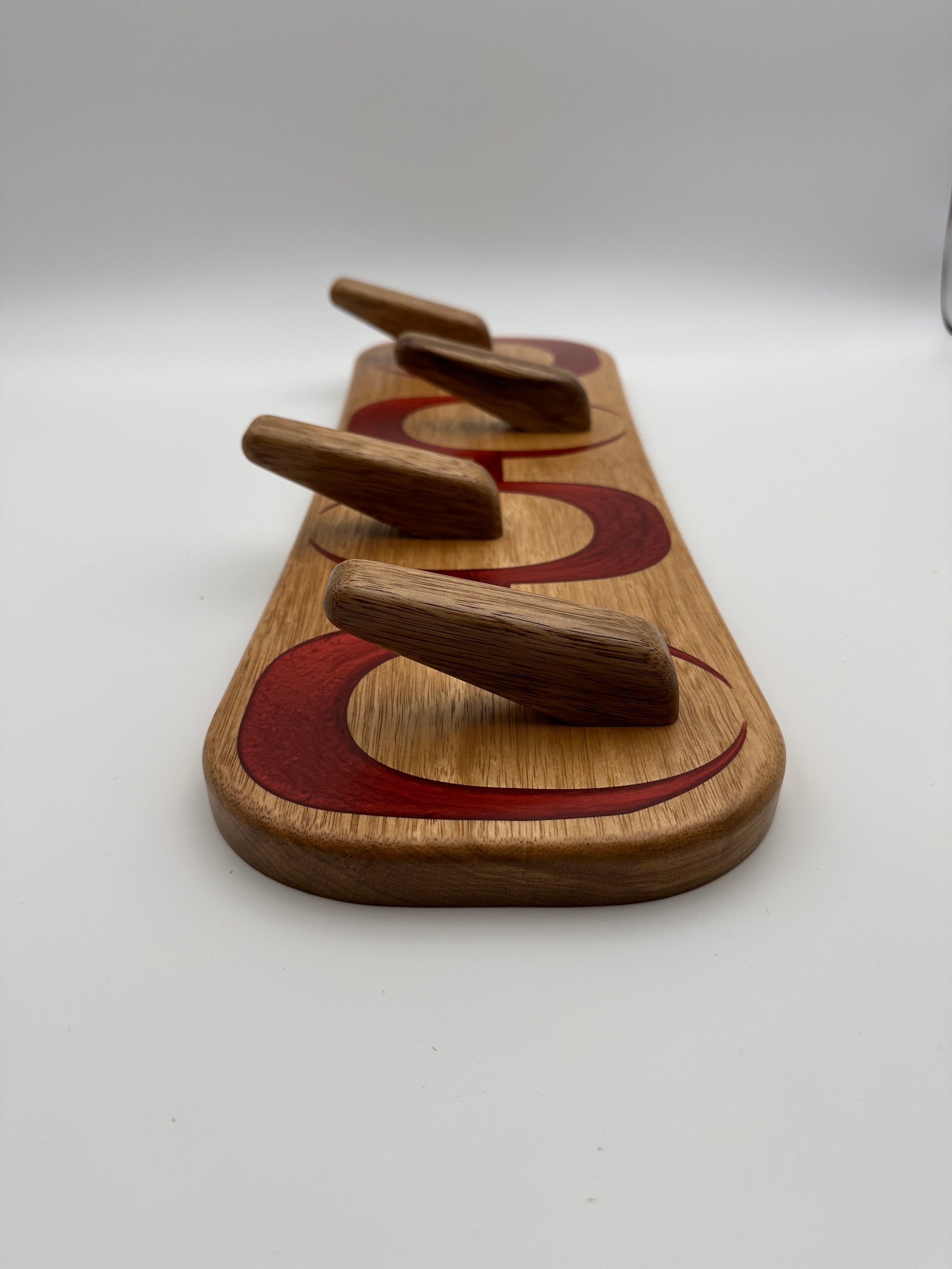 Share MCM Atomic Inspired Coat Rack Handmade with Frake and Epoxy