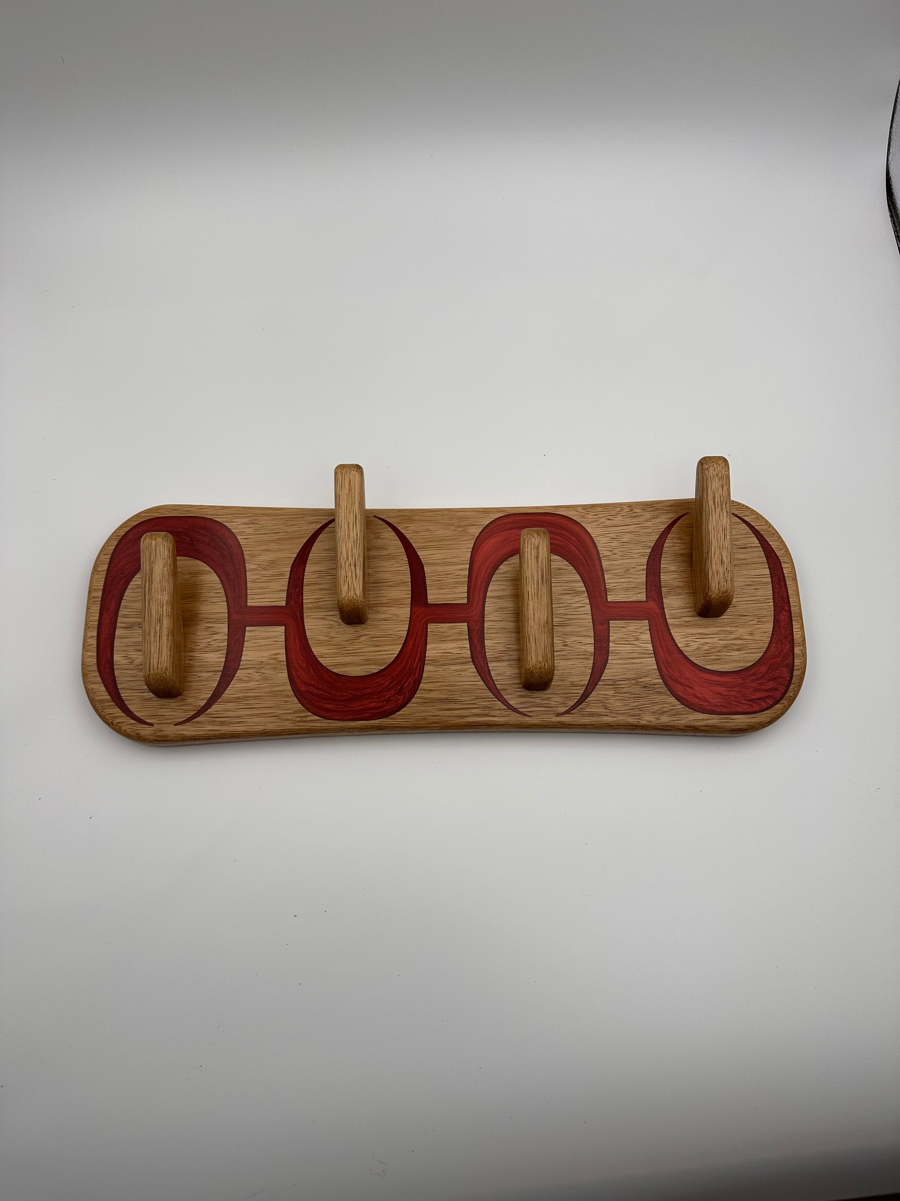 Share MCM Atomic Inspired Coat Rack Handmade with Frake and Epoxy