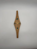 MCM Atomic Diamond Clock Custom Hand Made Frake And Epoxy